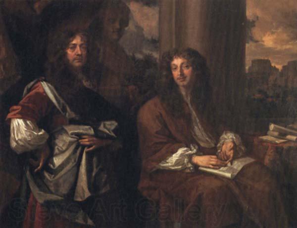 Sir Peter Lely Self-Portrait with Hugh May Spain oil painting art